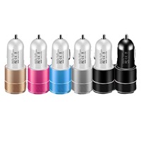 Chargeur de voiture en alliage d'aluminium 15W à charge rapide USB/PD QC3.0, allume-cigare pour appareil photo et écouteurs, version US, directement de l'usine