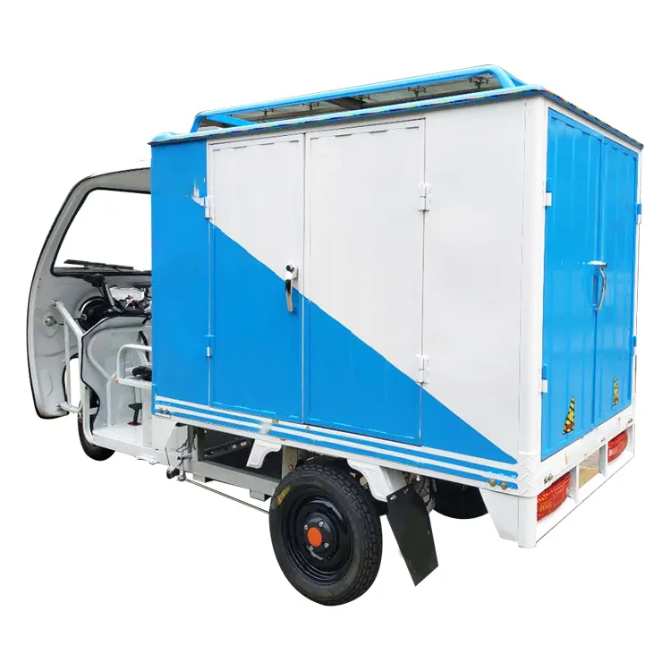 Triciclos de carga elétrica Van 1000w amplamente motorizados para venda de três rodas