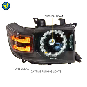 Yu Guang cho Toytoa Land Cruiser Pickup Đèn pha lc75 70 71 <span class=keywords><strong>FJ</strong></span> 75 tự động Phần nâng cấp dẫn đầu đèn LC 75 ban ngày chạy đèn - Product Image 5