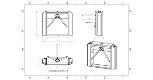 Competitive Price China <strong>Access</strong> Gate Turnstile Turnstile Flap Barrier China Acces <strong>Control</strong> <strong>System</strong> - Product Image 4