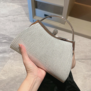 Factory Outlet Golden Evening <b>Bag</b> Banquet <b>Bag</b> Party <b>Bag</b> Bridesmaid <b>Bag</b> Matching Dress Handbag KTV Women's <b>Bag</b> Male - Product Image 4
