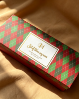 Ensemble cadeau de bougies parfumées en céramique de luxe classiques de Noël, boîte de bougies aromatiques festives pour la décoration et les cadeaux de Noël