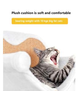 Marco de escalada de madera maciza para gatos, columna de pared suave y cómoda, suministros para montar en la pared, juguetes, hamaca para gatos - Product Image 3