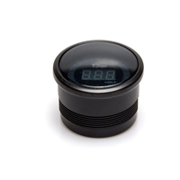 DRAGON Alat Ukur Harga Pabrik 2 Inci 52Mm Analog Hitam Tegangan Meter Digital Blue LED Volt GAUGE 8-18V untuk Balap Mobil (6237)