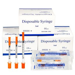 Seringues à insuline OHYON L275 <span class=keywords><strong>ultra</strong></span>-minces 29G 30G 31G 0,5 ml 1 ml jetables et stériles, injection sans douleur - Product Image 3