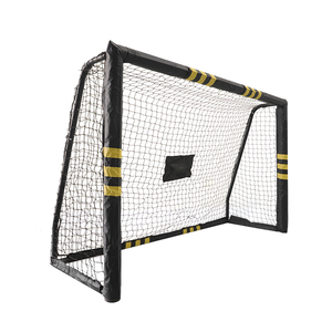 Portería de Fútbol Portátil de Acero con Malla de PE y Tela de PVC, Resistente al Agua, Personalizable, en Oferta - Product Image 1