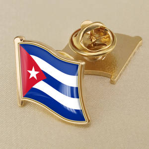 Épingle d'insigne époxy en cristal de drapeau de <span class=keywords><strong>Cuba</strong></span> - Product Image 4