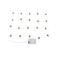 Cadeau mignon mini guirlandes lumineuses LED décoration d'intérieur de vacances pendentif rideau anniversaire ornements d'arbre de noël décorations à thème de fête