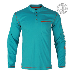 Áo sơ mi chống cháy, áo bảo hộ lao động, đồng phục thợ máy, áo chống dầu khí, chất liệu thấm hút mồ hôi - Product Image 3