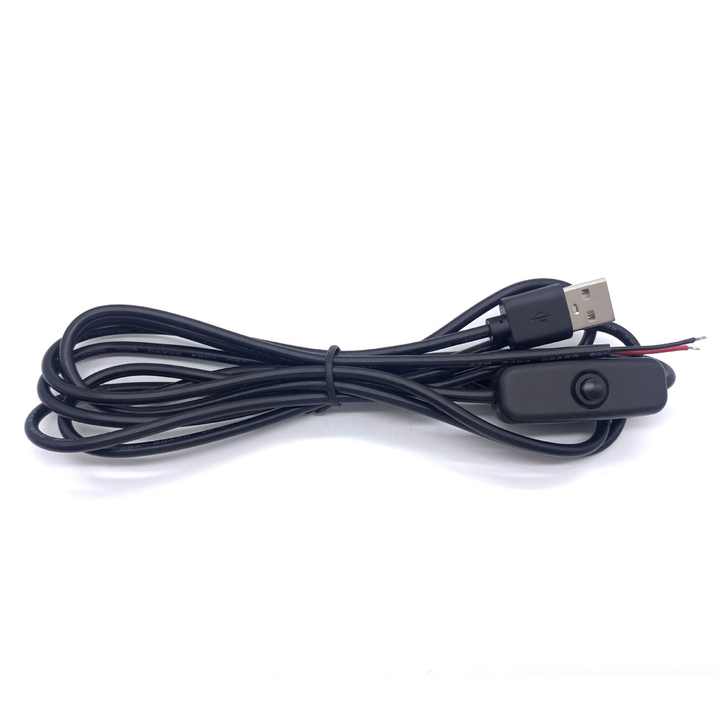 Customize 2 Pin Power on Off Controller Charging Open Wire Usb Cable ...