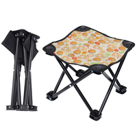 Tabouret pliant ultra léger personnalisé Anime Fauteuil Camping Trip Tabouret multifonctionnel portable pour pêche chasse Camping Trips