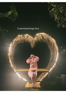 Casa de familia al aire libre, Nido de Pájaro, silla colgante digna de <span class=keywords><strong>Bali</strong></span>, columpio, área escénica, accesorios de fotografía de boda, Playa creativa - Product Image 2