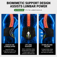 Ceinture de soutien lombaire robuste avec double sangle en maille respirante et noyau à ressorts pour le bureau, la musculation et la salle de sport