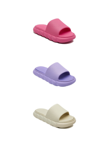 Sandali EVA da Donna Stile Cloud, Infradito Estive Ultra Morbide a Punta Aperta, Taglia 27, Viola - Product Image 1