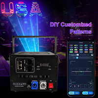 Proyector de Animación 3D Profesional para Teatro, DMX512 IP20, Aluminio, Luz Láser RGB de 5W, para Animación y Dramas