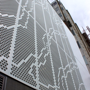 Panneau mural de façade Dongjie Décoration Revêtement mural perforé pour bâtiments Façades - Product Image 6