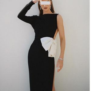 2022 Không Thường Xuyên Lỗ Cơ Thể Hình Maxi, Ăn Mặc Phụ Nữ Bọc Ngực Rắn Womens Dresses Mới Nhất Thời Trang Hot Đảng Dress/ - Product Image 2