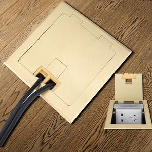 Enchufe <span class=keywords><strong>de</strong></span> piso <span class=keywords><strong>doble</strong></span> <span class=keywords><strong>RJ45</strong></span>, accesorio <span class=keywords><strong>de</strong></span> cobre delgado y oculto, resistente al agua - Product Image 5