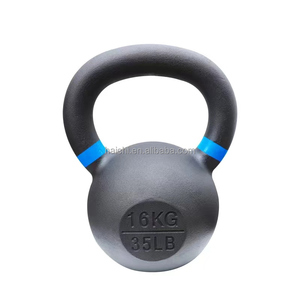 Kettlebell de hierro fundido con logotipo personalizado para gimnasio en casa <span class=keywords><strong>10kg</strong></span> levantamiento de <span class=keywords><strong>pesas</strong></span> para entrenamiento y ejercicio - Product Image 4