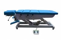 Table de chiropratique électrique à commande au pied, 4 sections, best-seller, pour les cliniques de physiothérapie