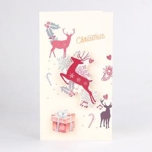 Bulk Pop up Paper <strong>Card</strong> Santa Claus Handmade Gift Holiday Printed Colors <strong>Christmas</strong> Greeting <strong>Cards</strong> - Product Image 5