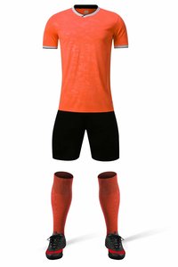 Hochwertiges Polyester material Günstig Akzeptieren Benutzer definierte Fußball uniform Männer Set Schiedsrichter Uniform Fußball - Product Image 5