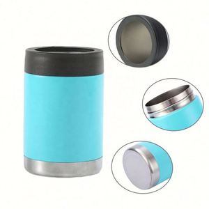 Seau à glace isotherme personnalisé 12 oz en acier inoxydable à double paroi, écologique, pour champagne, vin, bière, ou canettes de cola - Product Image 4