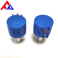 Potensiometer Multiturn Presisi 10K Ohm Berkualitas Tinggi 3590S 10 Ring Resistor yang Dapat Disesuaikan dengan Daya Tinggi