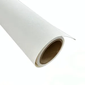 Papel tapiz de vinilo de PVC imprimible rollos en blanco tela muestra gratis cartón Shanghai decoración de interiores papel tapiz impermeable blanco ONED