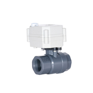 Vanne électrique miniature Tonhe A20-T15-P2-B 1/2 pouce en PVC, résistante aux acides et aux alcalis, 9-24V DC5V - Product Image 4