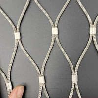 Filet en treillis métallique en acier inoxydable, maille de câble flexible sur mesure pour la protection contre les chutes en atrium