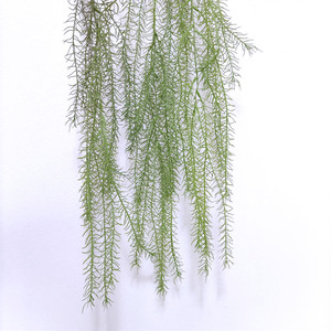 Nhựa Treo cây liễu Cây Nhân Tạo Treo cây xanh treo cây liễu nồi Nhựa cỏ trắng Chậu hoa nhựa - Product Image 6