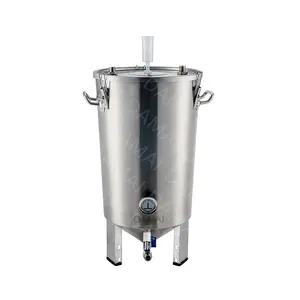 OEM 30 60L Homebrew Fermentation Tank Beer Stainless steel 304 Conical Fermentor/ fermenting equipment