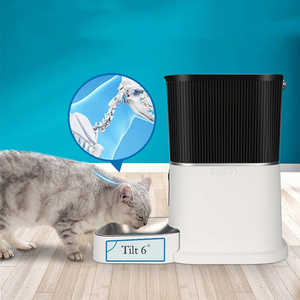 Distributeur automatique <span class=keywords><strong>de</strong></span> nourriture pour animaux <span class=keywords><strong>de</strong></span> compagnie, écologique, fonctionnant sur batterie, avec caméra, contrôle par application, alimentation intelligente programmée pour chats <span class=keywords><strong>et</strong></span> chiens - Product Image 3