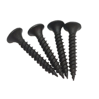 Phillips Head Tornillo DrywallScrews Filetage fin Noir Phosphaté Usine Mesure Métrique pour Construction de Cloison Sèche
