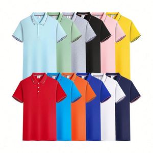 Design Custom Logo for Polo Shirts 100% Cotton Knitted Fabric Multi-Color Sport Business Shirt Promotional Black Bamboo Series - Product Image 5