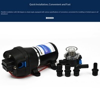 Pompa Air Diafragma FL35 untuk RV, Kapal Pesiar, dan Perahu Mini DC Elektrik Vakum Self Priming Reciprocating Booster Pump