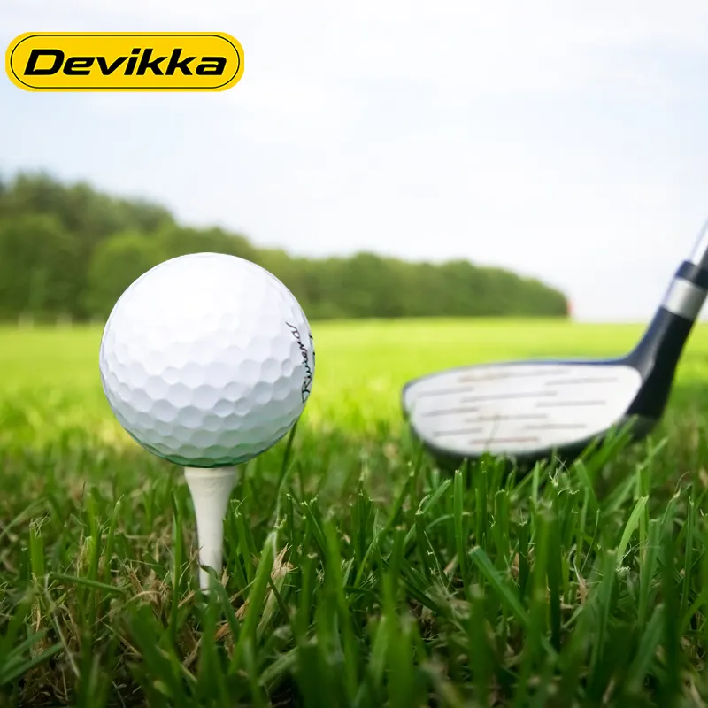 Konday özel PU baskı premium boş sürüş aralığı golf topları golf uygulama topları baskı logo ile kişiselleştirilmiş beyaz golf topları