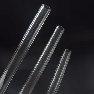 Giá rẻ nhiệt độ cao Borosilicate 3.3 thủy tinh trong suốt Ống rõ ràng vòng ống thủy tinh ống