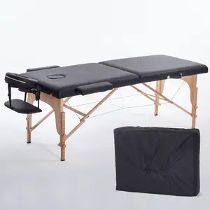 Extensibles en bois massif réglables, pour salon, lit facial, table de massage, meubles de beauté, 80cm, 1 pièce