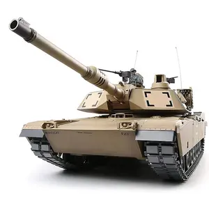 Henglong 3918-1 Pro M1A2 Abrams รางโลหะ BB airsoft TK 7.0 1:16การต่อสู้เสียงควันควบคุมระยะไกล heng RC ยาว