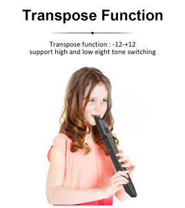 Pratica per principianti strumento a fiato <span class=keywords><strong>tascabile</strong></span> musicale con sassofono <span class=keywords><strong>Sax</strong></span> Mini chiave elettronica portatile mini C porta la custodia - Product Image 2
