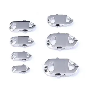 DIY Design 316 Stainless Steel Unique Fancy Jewelry Quick Release Buckle Clasp for Chain Necklace Bracelets Making