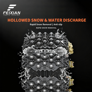 Nouvelles chaînes à <span class=keywords><strong>neige</strong></span> universelles FEIXIAN en TPU pour voitures et SUV, hiver, glace, sans dommage pour les pneus, 165-285 mm, installation facile, approvisionnement en vrac - Product Image 1