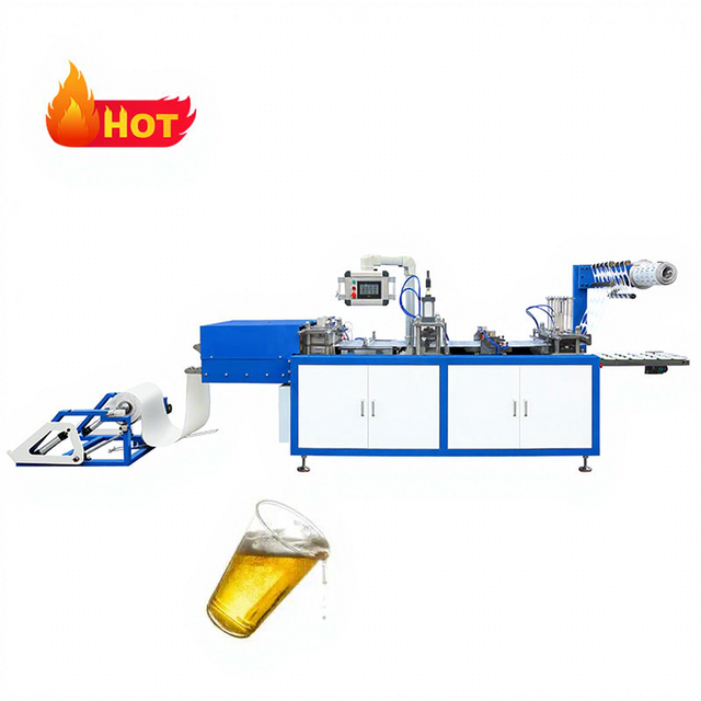 Automatic Small Plastic Vacuum Forming Machine Platic Cup Lid Making Thermoforming Machine for Different PP PET PS PLA Material