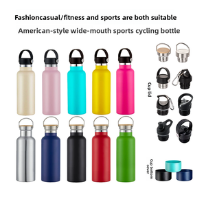 Bouteille d'eau isotherme en acier inoxydable Lingyue, 350-1000 ml, garde le froid 24h et le chaud 12h, idéale pour la gym et la randonnée - Product Image 5