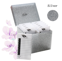 Le plus populaire Portable 10 couches boîte de rangement pour cils acrylique plaque de rangement organisateur boîte conteneur accessoires cils