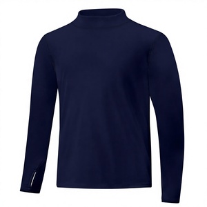 Camiseta de Manga Larga para Niños, Transpirable, 100% Poliéster, Estilo Informal, Ajustada, con Acabado Recubierto, a la Moda, Estilo Informal, Holgada - Product Image 3