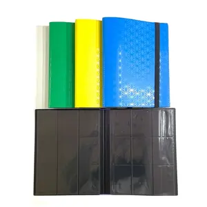 Sports Game Card Collector Custom Plastic Folder PP Clear File Folder Binder 9 Pockets Trading Card Holder Photo Book Album