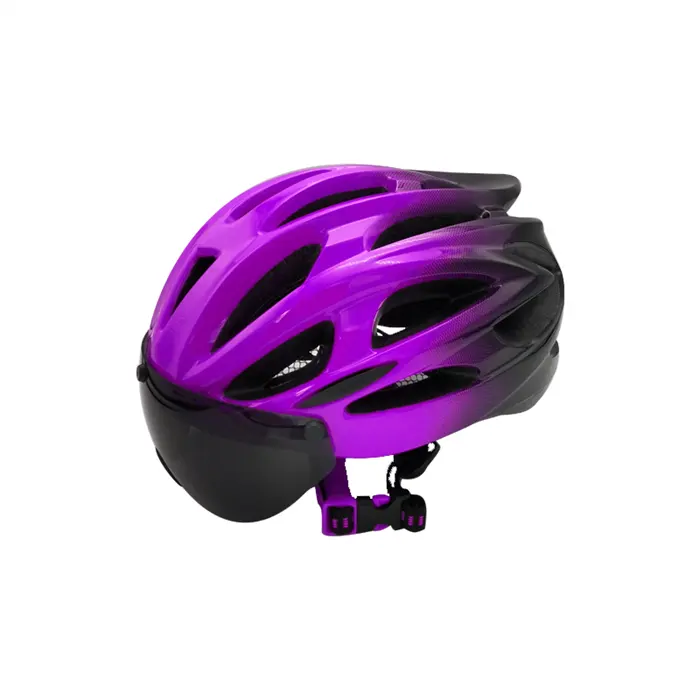 Occhiali casco bici con fanale posteriore uomo casco ciclismo urbano sicurezza sportiva casco bici MTB